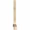 Ekena Millwork Bellingham Rough Sawn Timber Gable Bracket, Douglas Fir, 96"W x 48"H x 4"D x 4"F, 12/12 Pitch GBW096X48X0404BEL00RDF - alternate 3